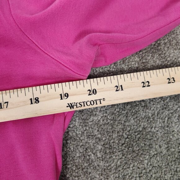 Mexx Women's Long Sleeve Top in Pink Size Large Y2K Black Ribbon Bow Detail - Picture 7 of 9